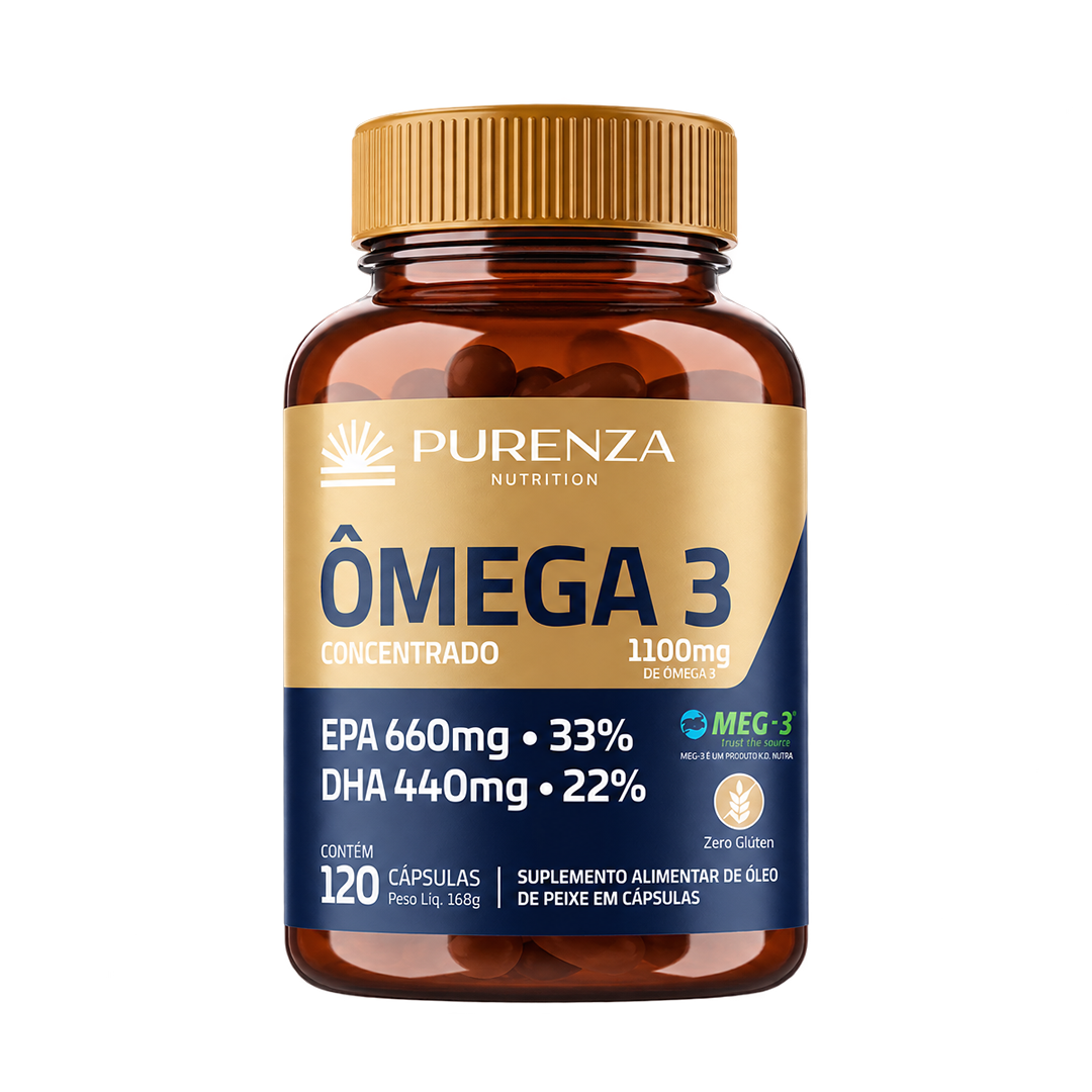 Ômega 3 Purenza 120 Cápsulas