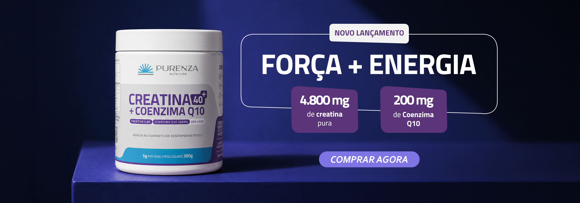 Lançamento Creatina 40+