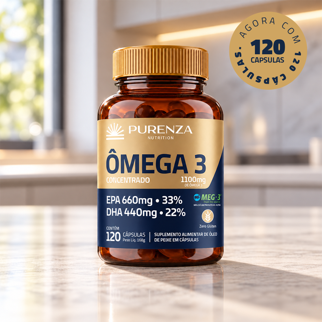 Ômega 3 Purenza 120 Cápsulas