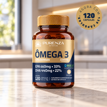 Ômega 3 Purenza 120 Cápsulas