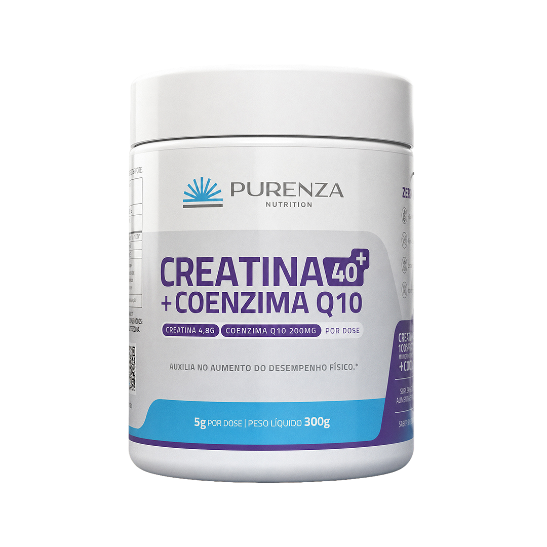 Creatina 40+ Coenzima Q10 - Purenza Nutrition 300g